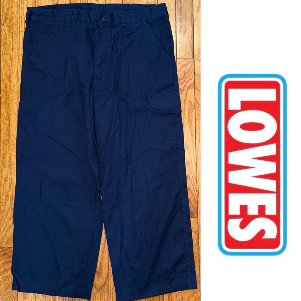 Lowes Workwear (Australia) Men's Classic Cargo Pants  Blue Size 36